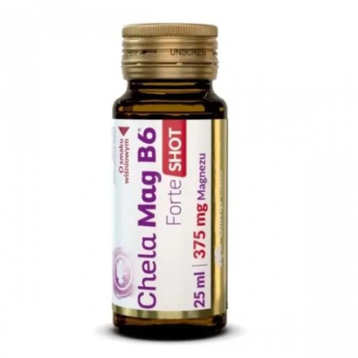 Olimp Chela-Mag B6 Forte shot, smak wiśniowy, 25 ml