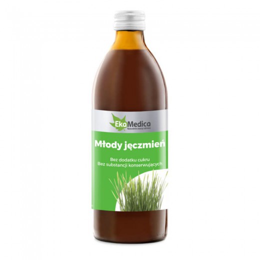 Młody Jęczmień, sok, EkaMedica, 500ml