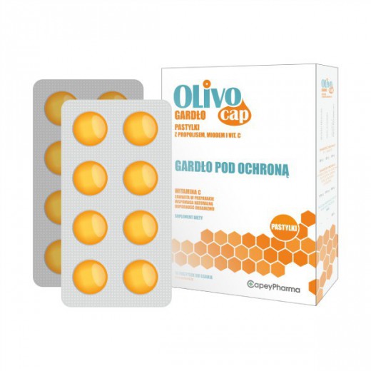 Olivocap Gardło, 16 pastylek do ssania