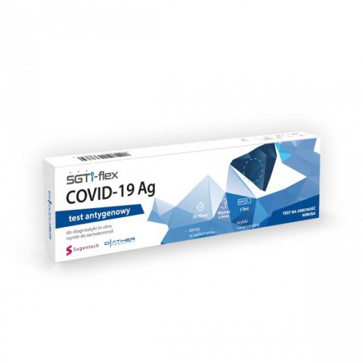 Diather SGTi-flex, COVID-19 Ag , domowy test antygenowy z nosa, 1 sztuka