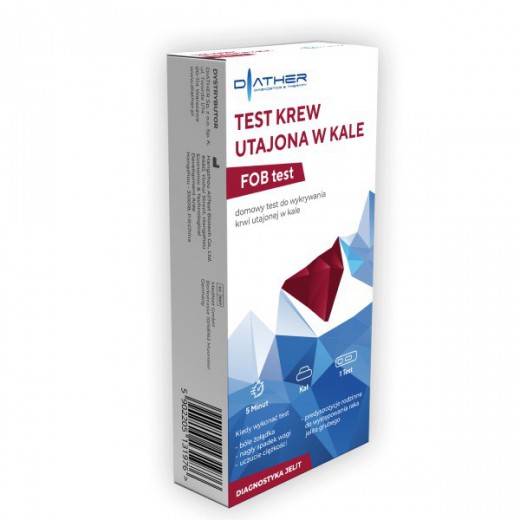 Diather, Test krew utajona w kale, kasetkowy, 1 sztuka