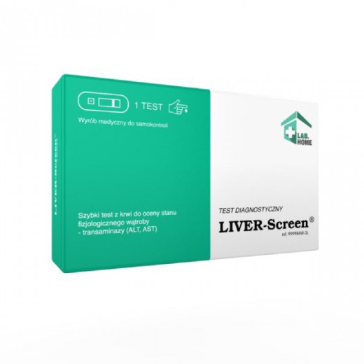 Test Liver-Screen, test do oceny stanu fizjologicznego wątroby, 1 sztuka