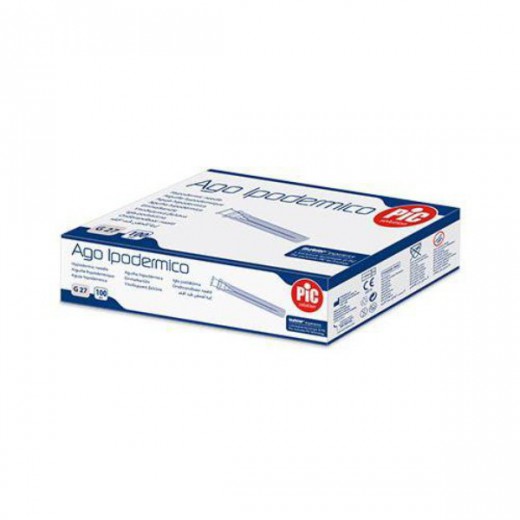 PIC Igły iniekcyjne, 0,4 x 12,7mm G27, 100 sztuk