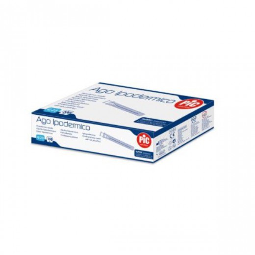 PIC Igły iniekcyjne, 0,6 x 12,725mm G23, 100 sztuk