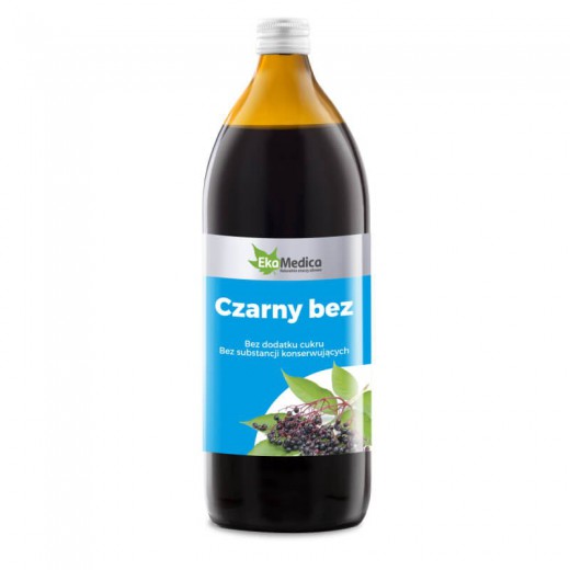 Czarny Bez, sok, EkaMedica, 1000ml