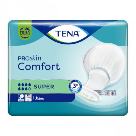 Tena Comfort ProSkin, pieluchy anatomiczne, Super, 36 sztuk