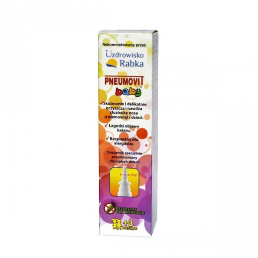 Pneumovit Baby, spray do nosa, 35 ml