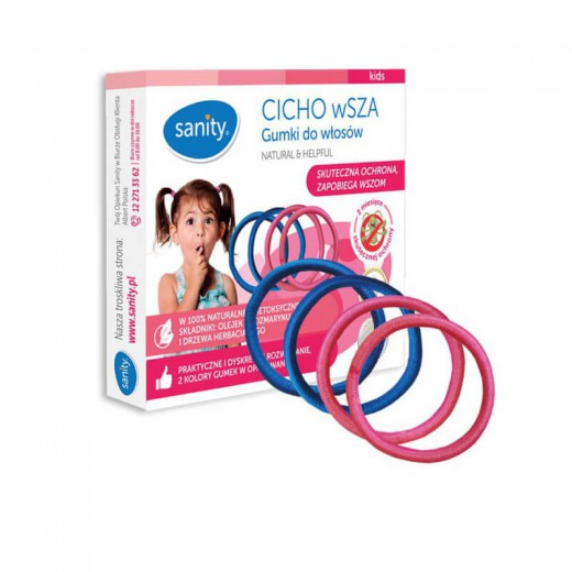 CICHO wSZA Gumki do włosów 1op.(4szt.)