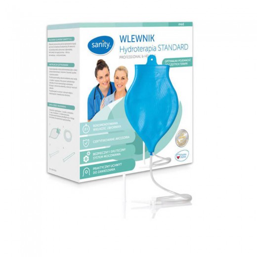 Sanity Hydroterapia Standard, wlewnik gumowy, 2 L