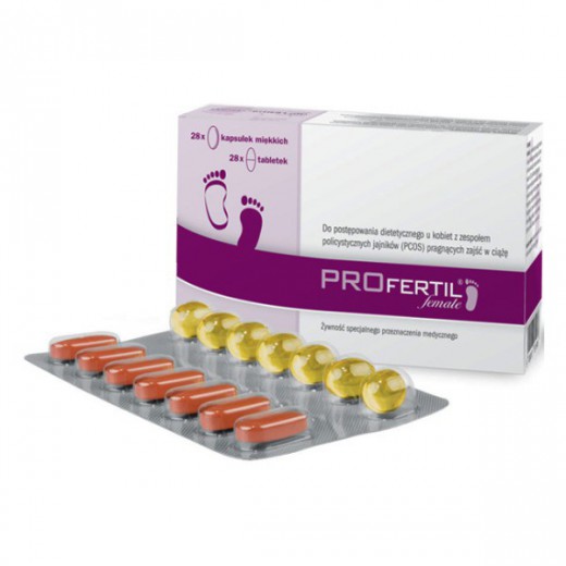 Profertil female, 28 tabletek + 28 kapsułek miękkich