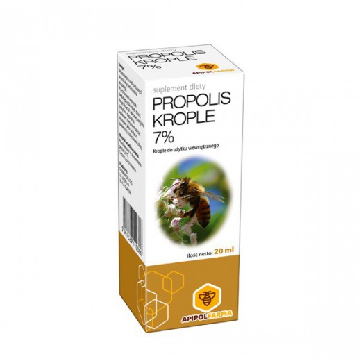 Propolis 7%, krople, 20ml