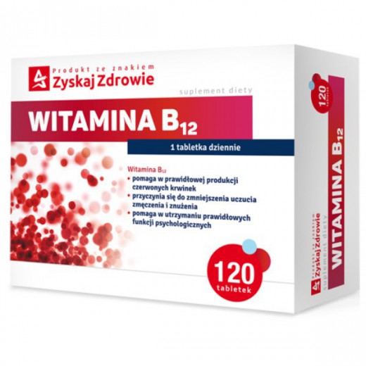 Zyskaj Zdrowie, Witamina B12, 120 tabletek