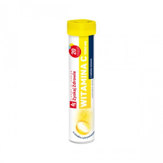 Zyskaj Zdrowie Witamina C 1000 mg, 20 tabletek musujących