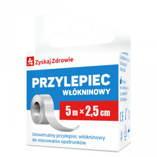 Zyskaj Zdrowie, Przylepiec włókninowy, 5m x 2,5cm