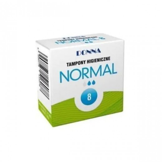 Donna New, tampony, normal, 8 sztuk