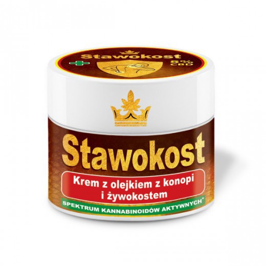 Stawokost, krem z olejkiem z konopi i żywokostem, 150 ml