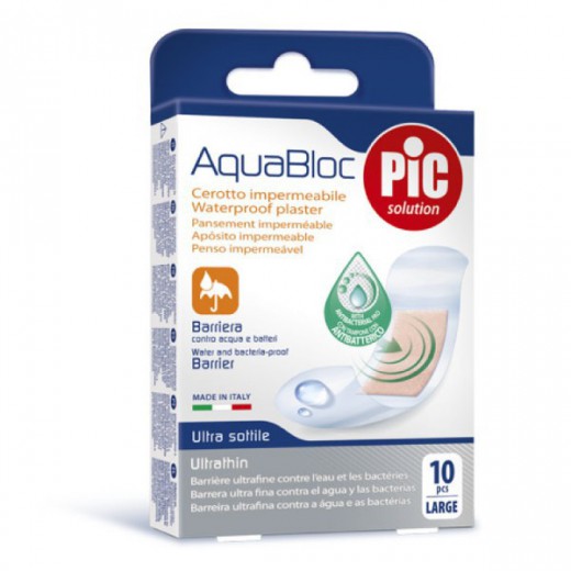 Pic, Plastry wodoodporne, Aquabloc, 10 sztuk