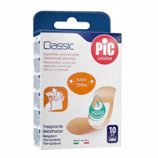 Pic, Plastry Classic, 25mm x 72mm, 10 sztuk