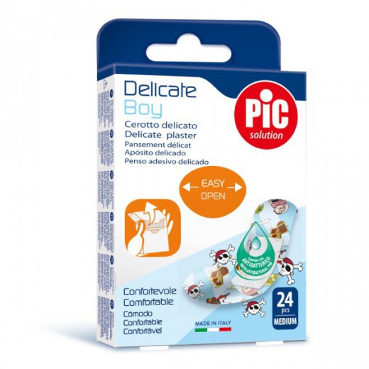 Pic, Plastry Delicate Boy, 19mm x 72mm, 24 sztuki