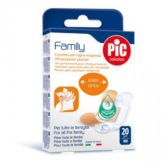Pic, Plastry Family, mix 20 sztuk