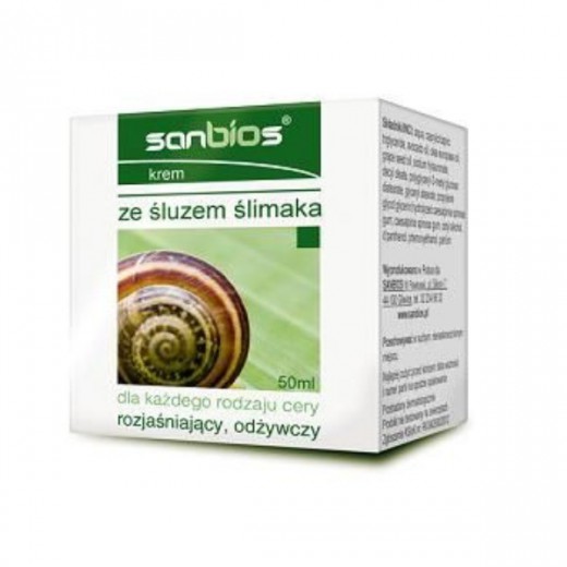 Sanbios, Krem ze śluzem ślimaka, 50 ml