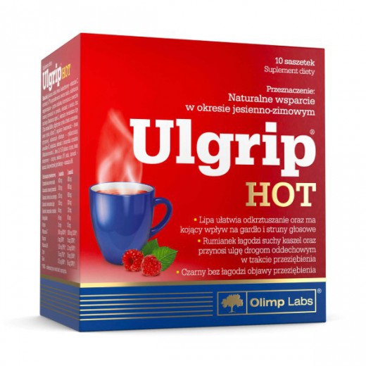 Olimp, Ulgrip Hot, Proszek, 10 saszetek