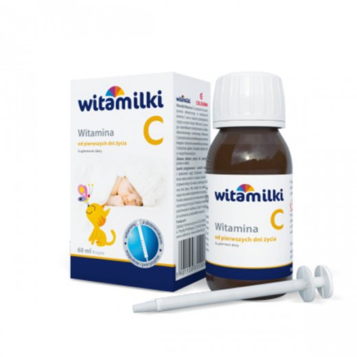 Witamilki Witamina C od pierwszych dni życia, krople z dozownikiem, 60 ml