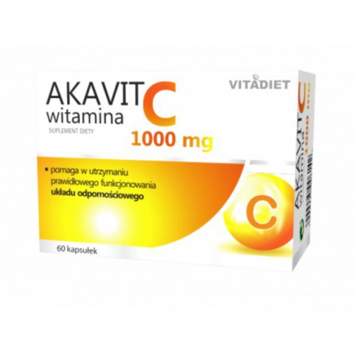 Akavit Witamina C 1000, 60 kapsułek