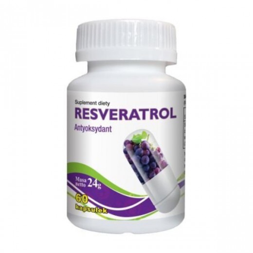 Resveratrol, 60 kapsułek