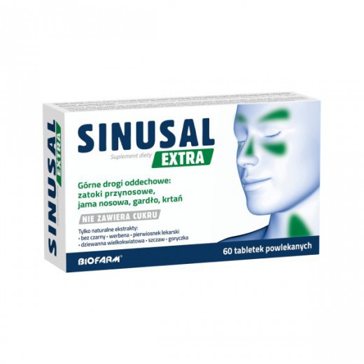 Sinusal Extra, 60 tabletek