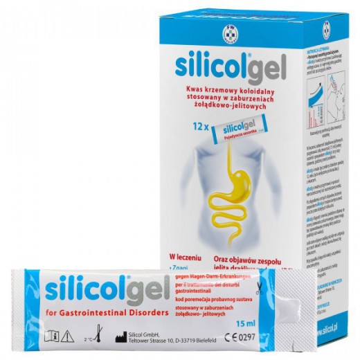 Silicolgel, żel doustny, 15 ml x 12 saszetek