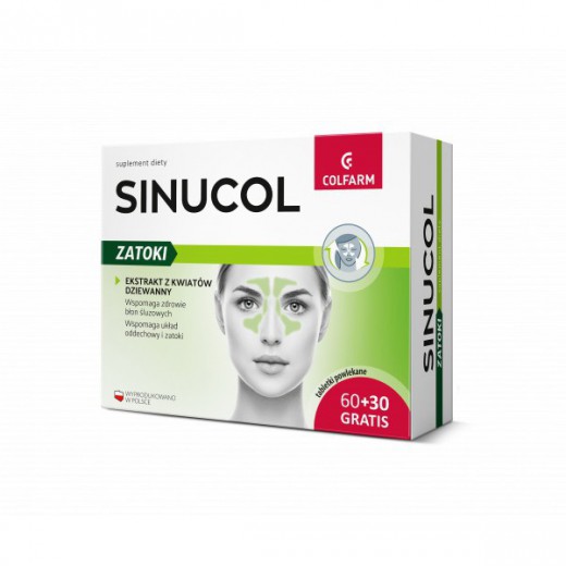 Sinucol Zatoki, 90 tabletek powlekanych