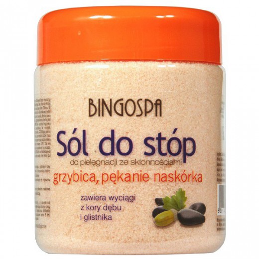 BingoSpa, Sól do stóp, grzybica, pękanie naskórka, 550g