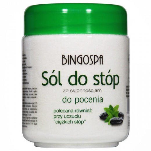 BingoSpa, Sól do stóp, pocenie, 550g