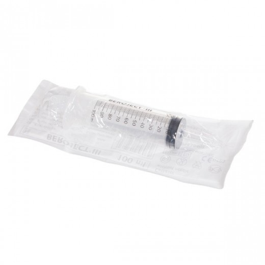 Beroject III, Strzykawka 3 częściowa, cewnikowa, 100 ml, 1 sztuka