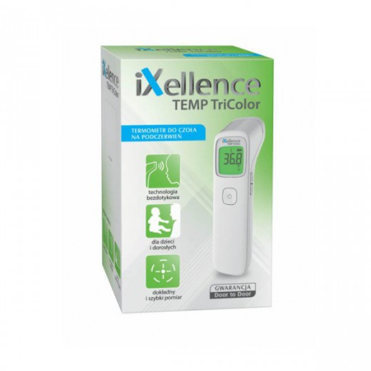 iXellence Temp Tricolor, termometr bezdotykowy, 1 sztuka