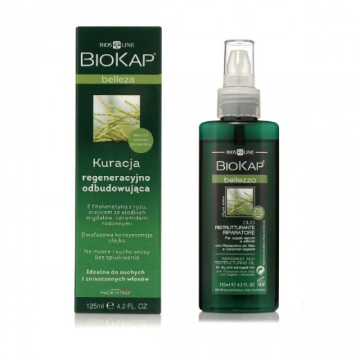Biokap Bellezza, Kuracja regeneracyjno-odbudowująca, 125 ml