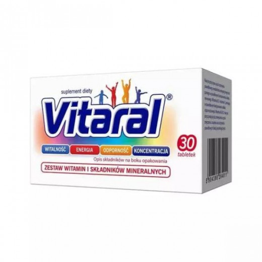 Vitaral, 30 tabletek