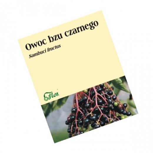 Owoc Bzu Czarnego, 50 g, Flos