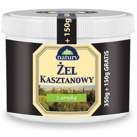 Dr. Natury Żel kasztanowy z arniką, 500g