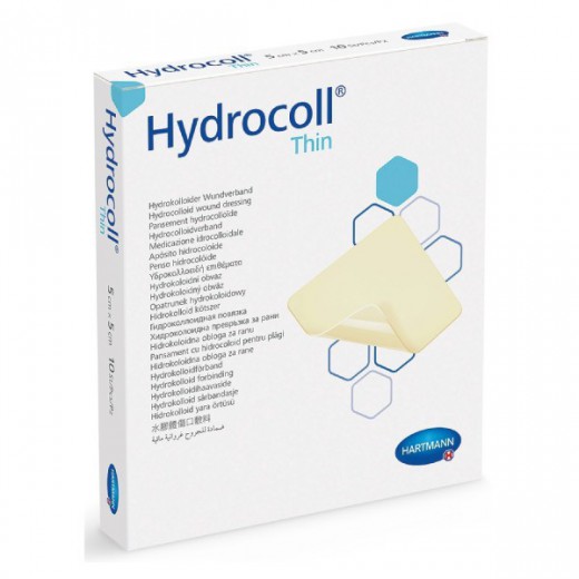 HydroColl Thin, opatrunek na odleżyny, 15cm x 15cm, 1 sztuka