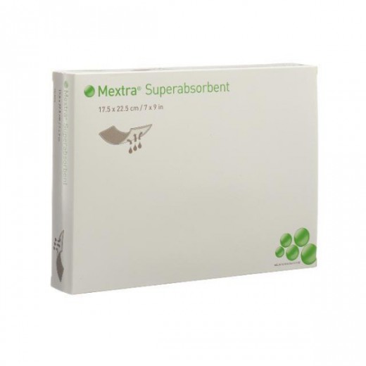 Mextra Superabsorbent, superchłonny opatrunek, 17,5cm x 22,5cm, 1 sztuka