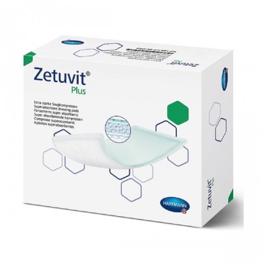 Zetuvit Plus, opatrunek, 10cm x 20cm, 1 sztuka