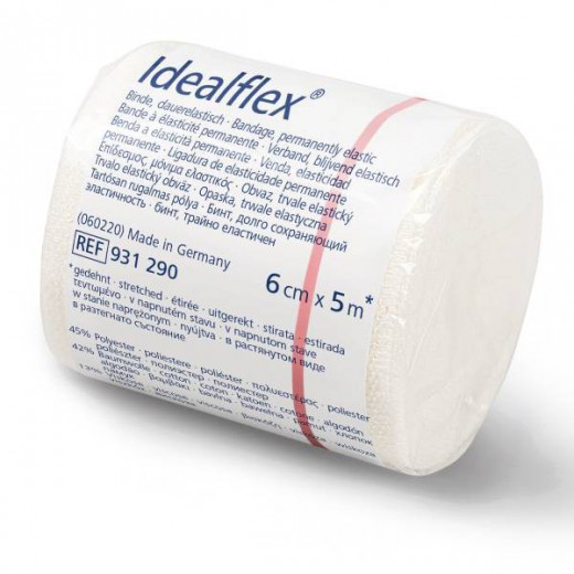Idealflex, opaska elastyczna, 6cm x 5m, 1 sztuka