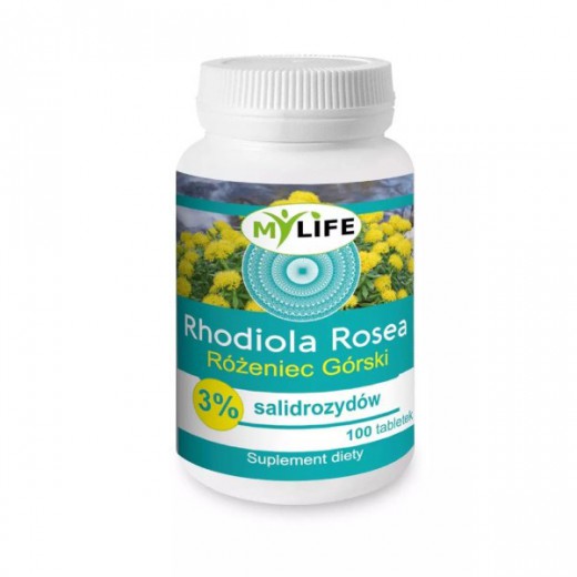Rhodiola Rosea, Różeniec Górski, 100 tabletek