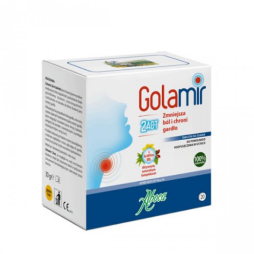 Aboca Golamir 2ACT, 20 tabletek do ssania