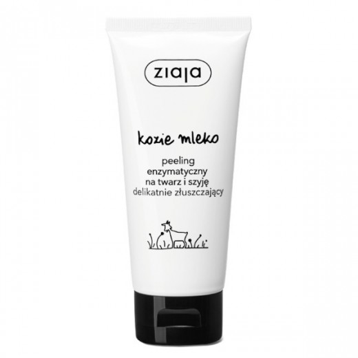 Ziaja Kozie Mleko, peeling enzymatyczny do twarzy, 75 ml