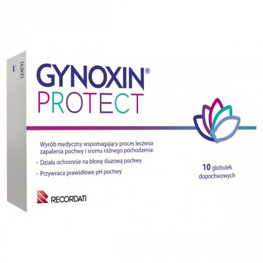 Gynoxin Protect, globulki dopochwowe, 10 sztuk