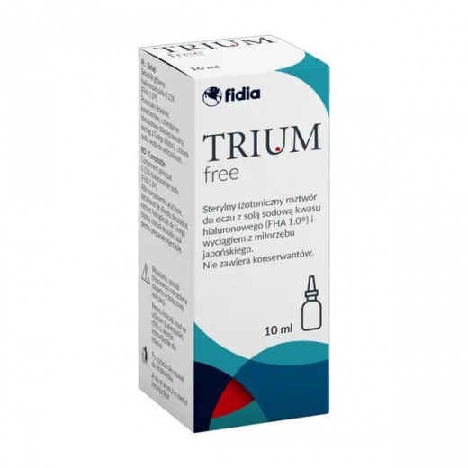 Trium Free, krople do oczu, 10 ml