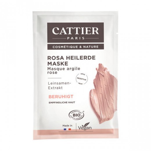 Cattier, maseczka glinka różowa, 2 x 10g
